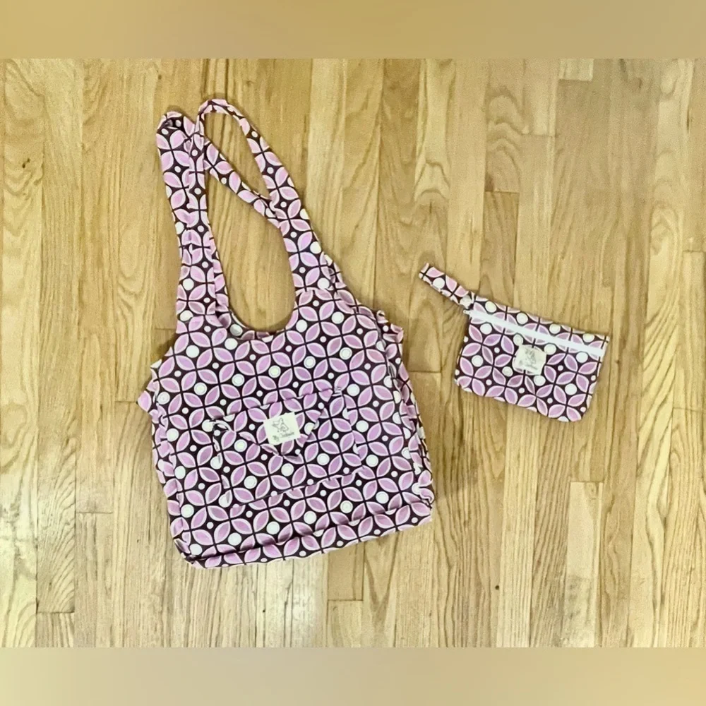 My Chikadee Baby Bag + Wallet Patterned Purple NWOT